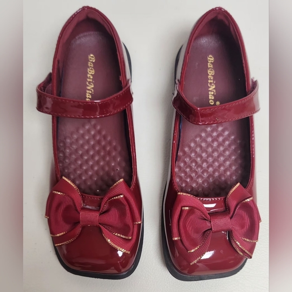 babeiniao Other - Kids Red Bow Shoes